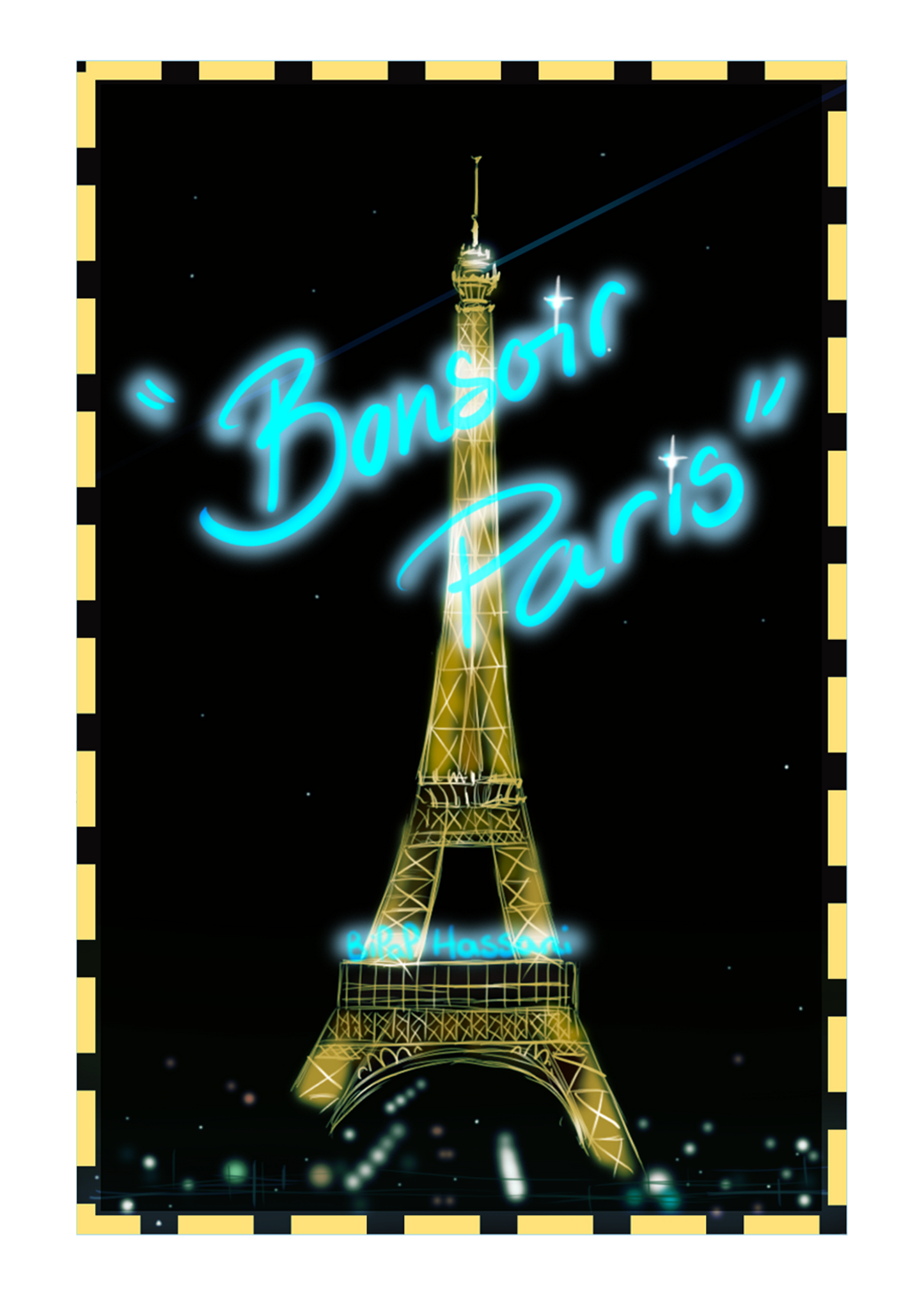 Etiquettes "Bonsoir Paris"